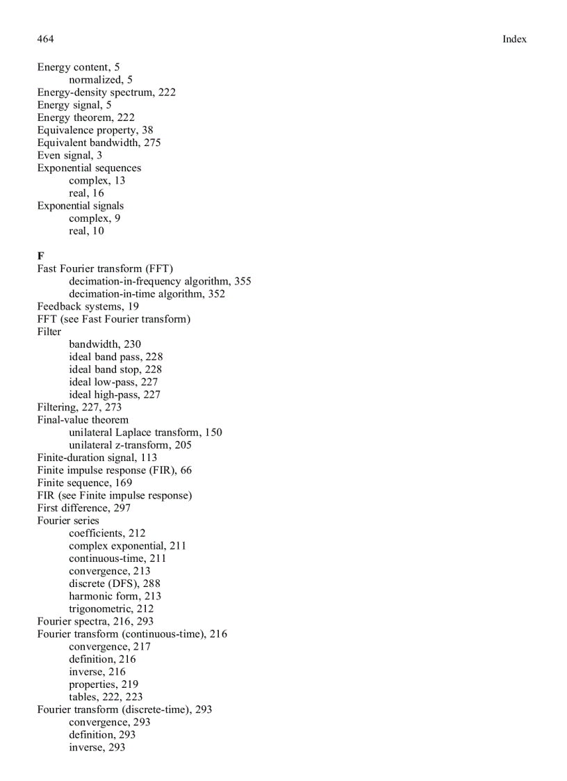 image for page Theory and Problems of Signals and Systems