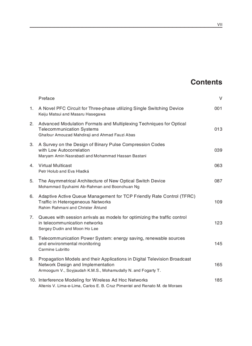 image for page Trends in Telecommunications Technologies