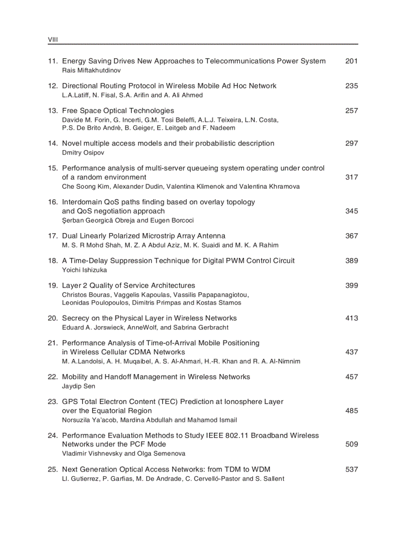 image for page Trends in Telecommunications Technologies