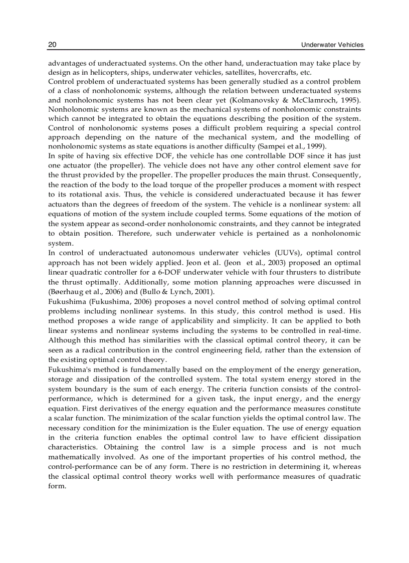 image for page Underwater Vehicles