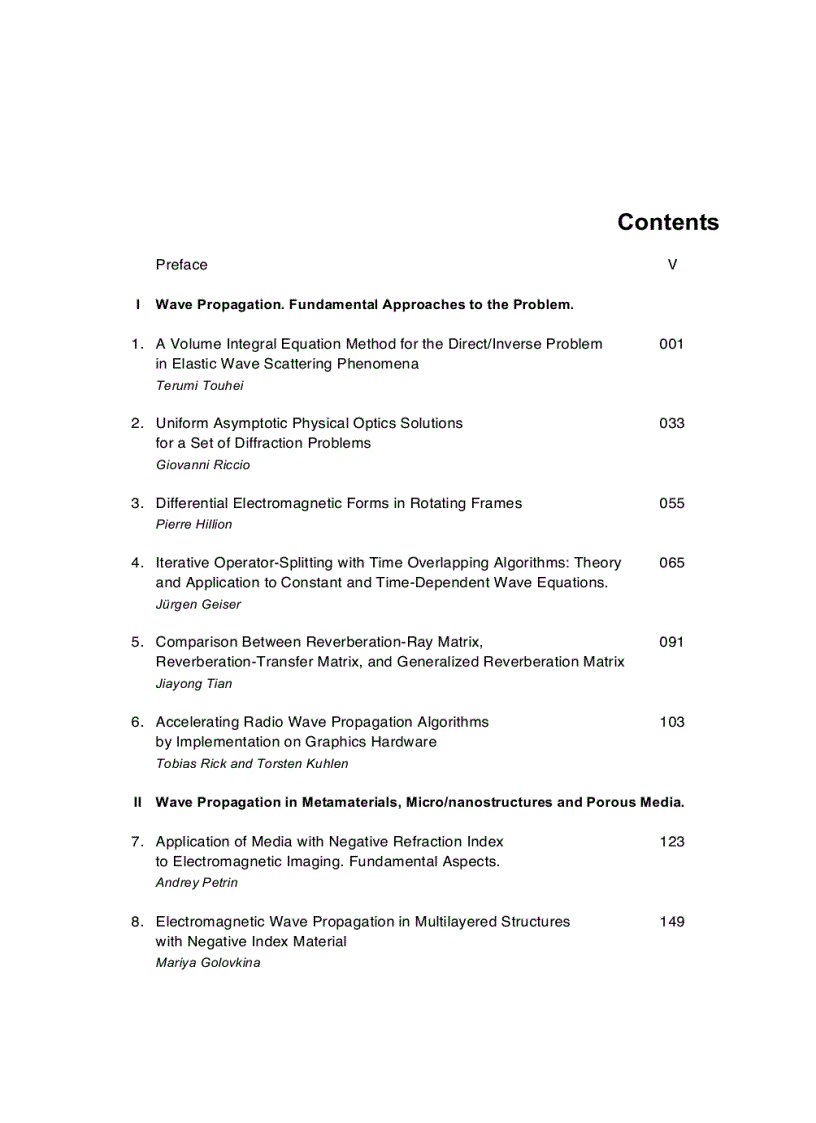 image for page Wave Propagation in Materials for Modern Applications