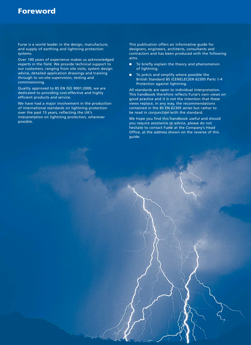 image for page A Guide to BS EN 62305 2006 Protection Against Lightning