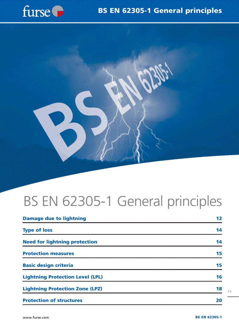 image for page A Guide to BS EN 62305 2006 Protection Against Lightning