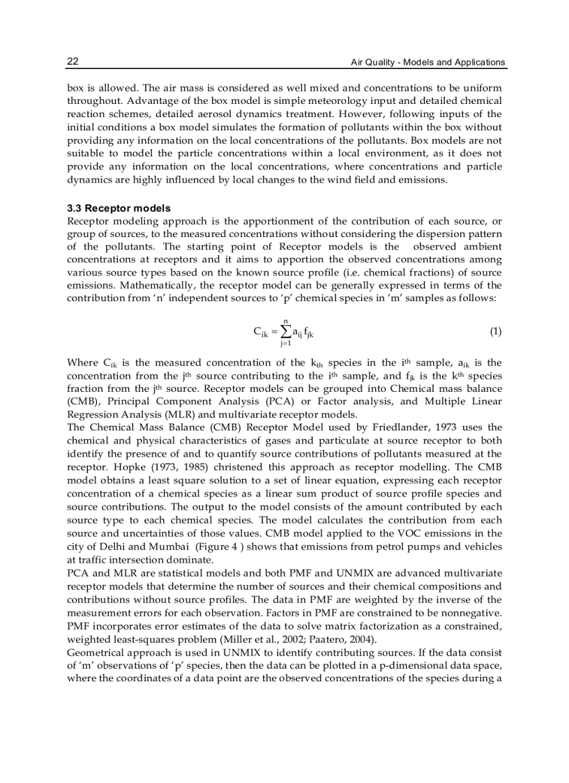 image for page Air Quality Models and Applications