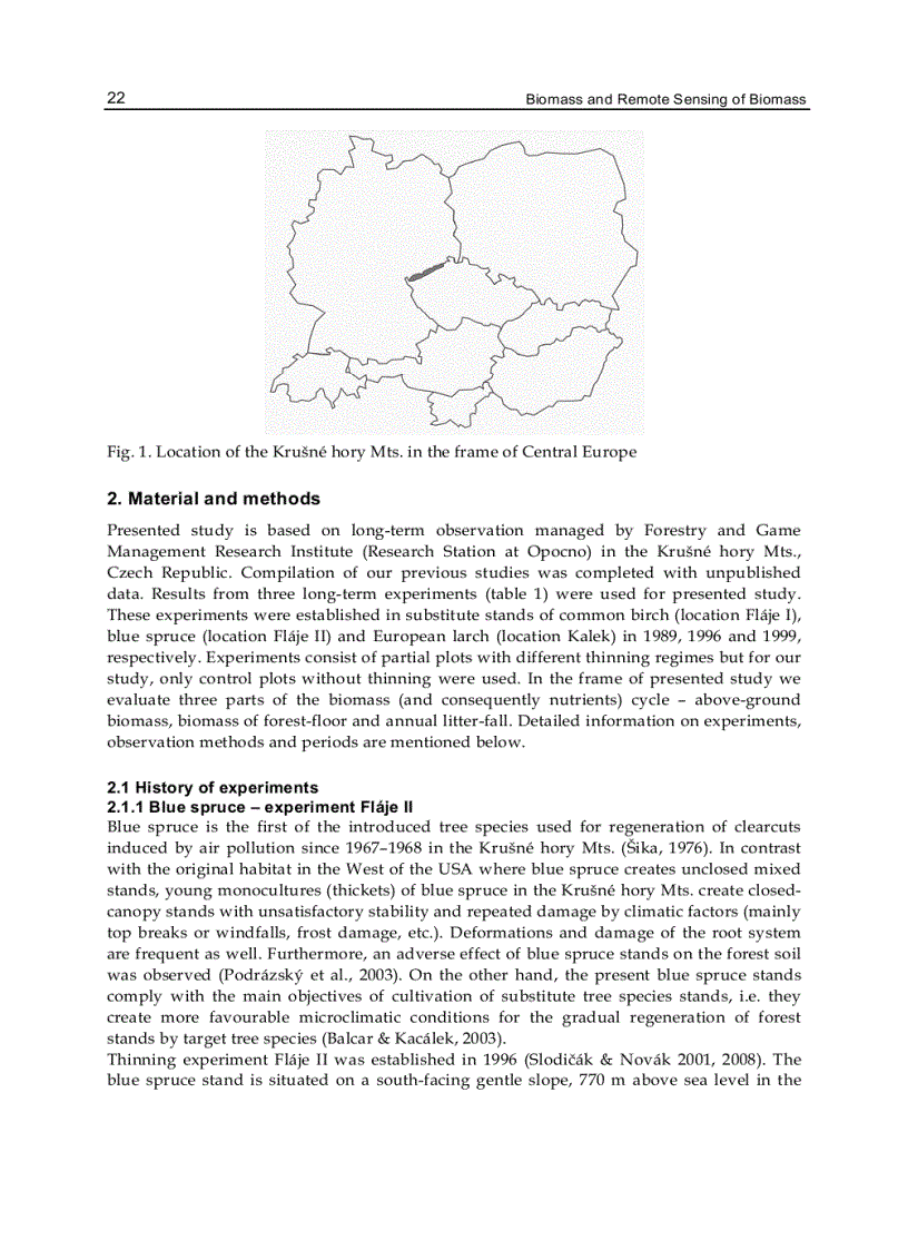 image for page Biomass and Remote Sensing of Biomass 1