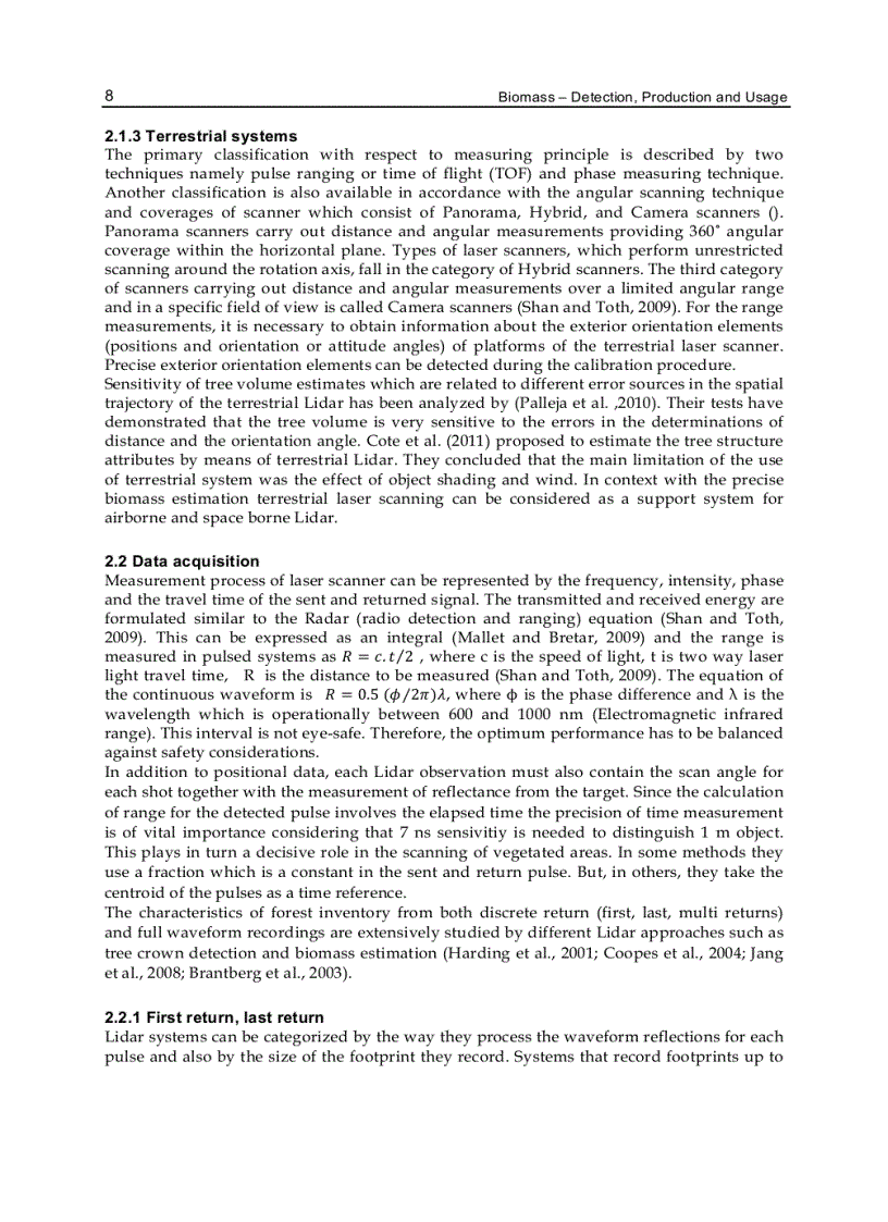 image for page Biomass Detection Production and Usage
