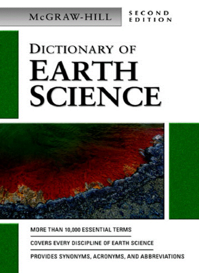 image for page Dictionary of Earth Science