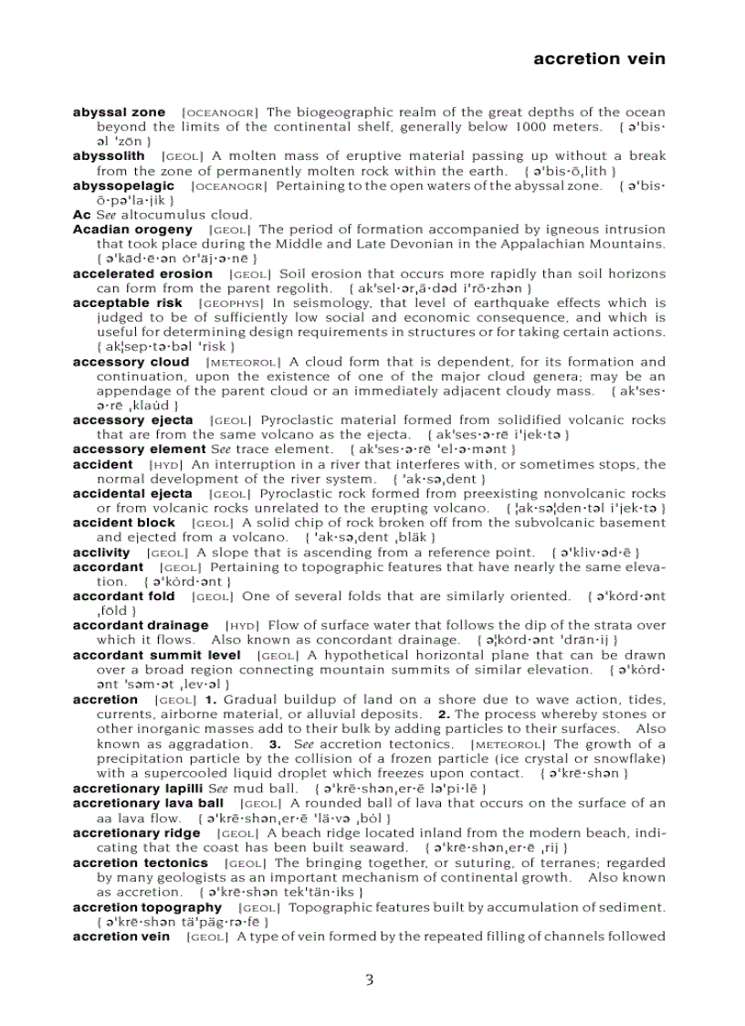 image for page Dictionary of Earth Science