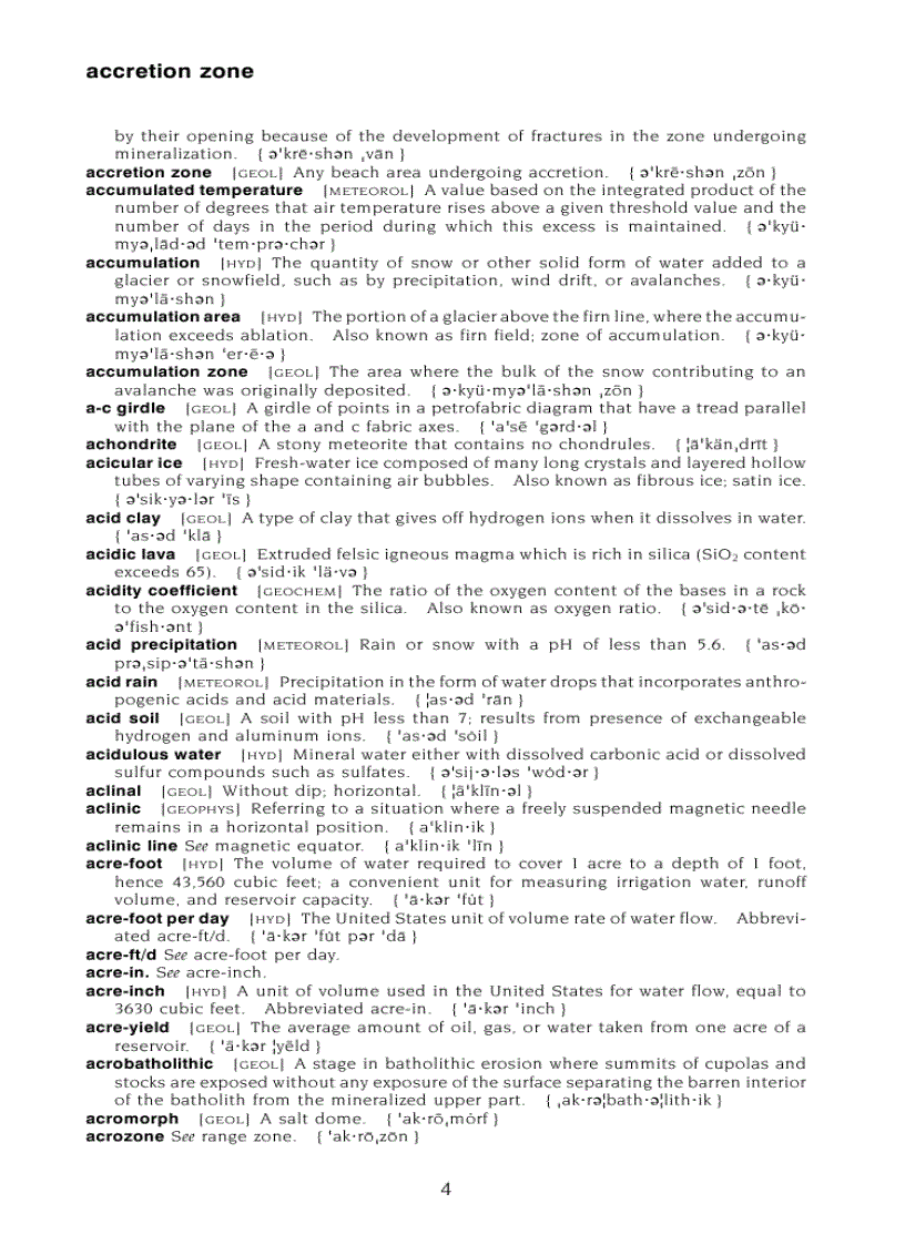 image for page Dictionary of Earth Science