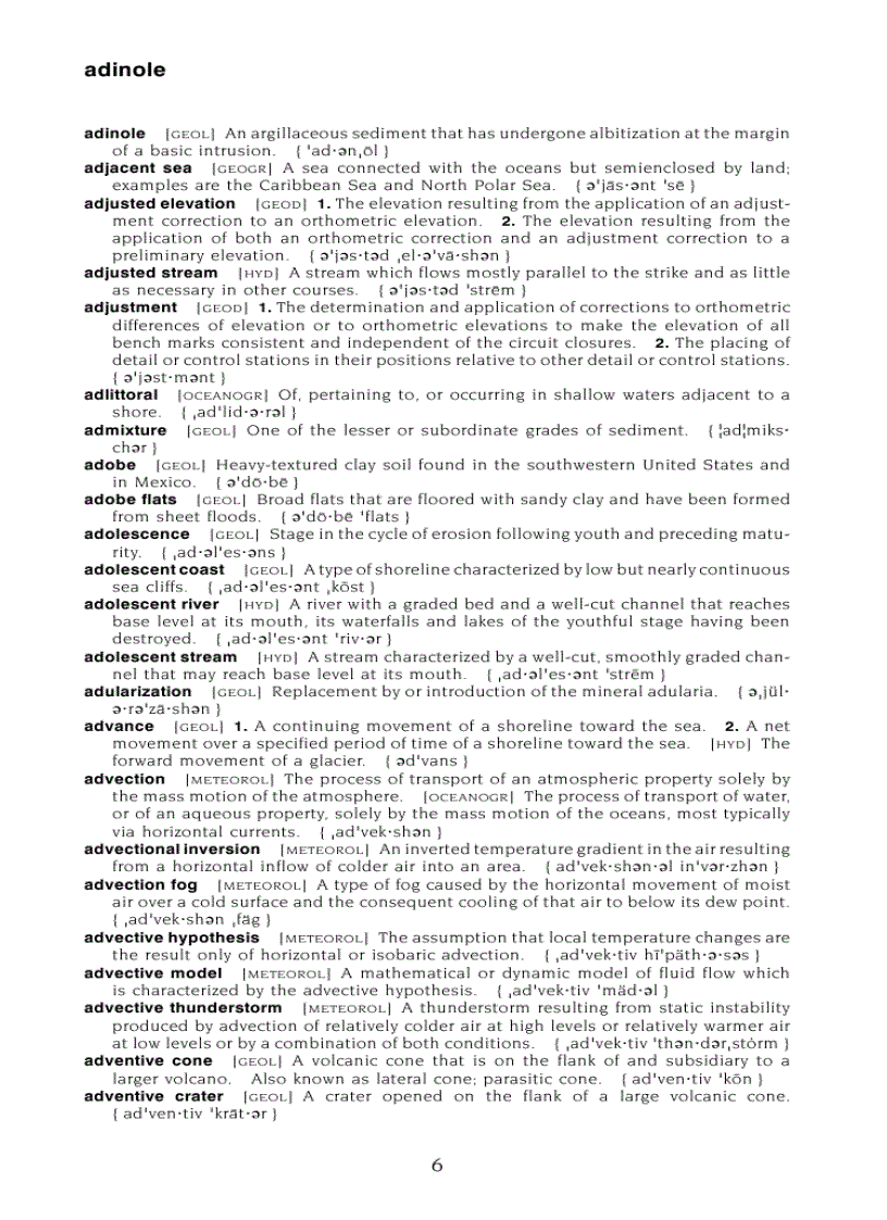 image for page Dictionary of Earth Science