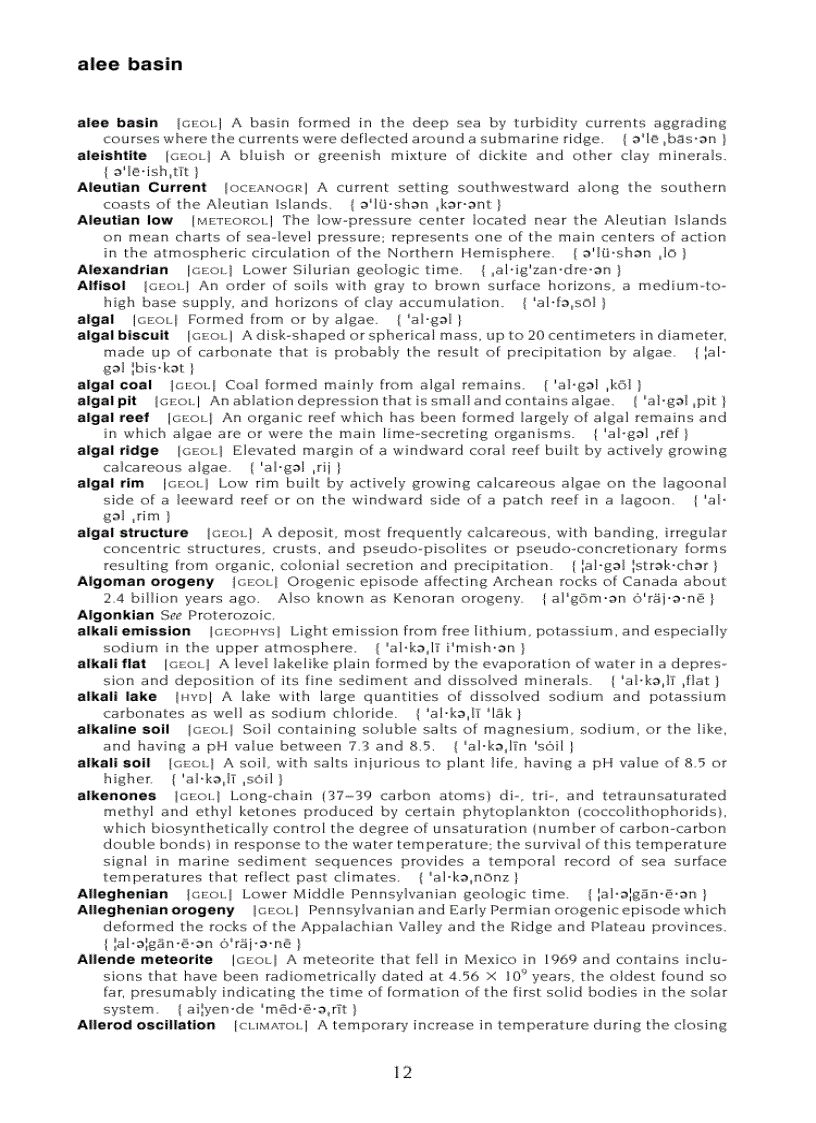 image for page Dictionary of Earth Science