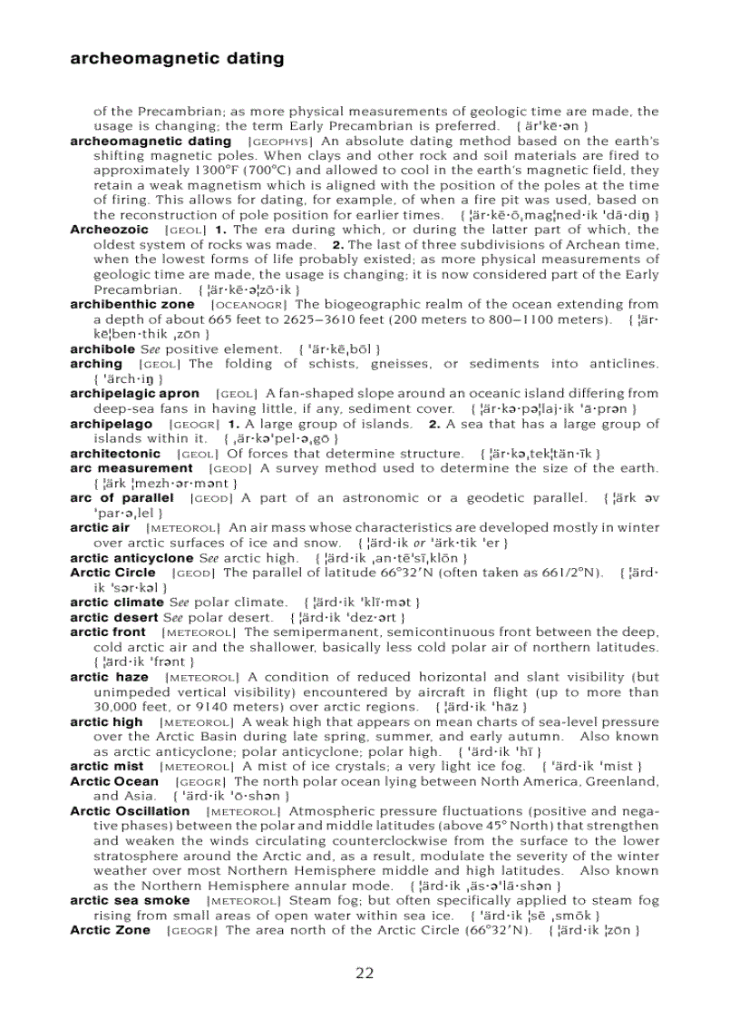 image for page Dictionary of Earth Science