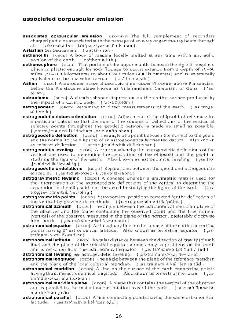 image for page Dictionary of Earth Science