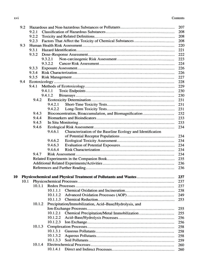 image for page Environmental Chemistry
