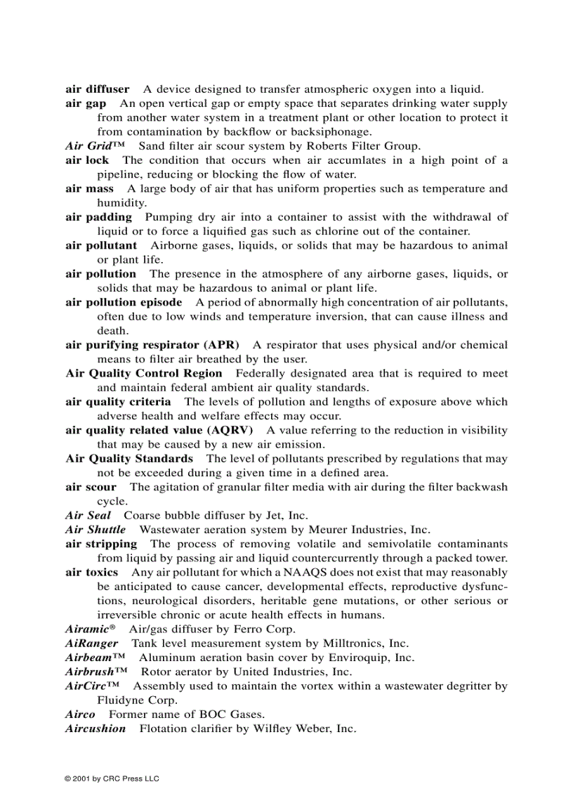 image for page Environmental Engineering Dictionary and Directory