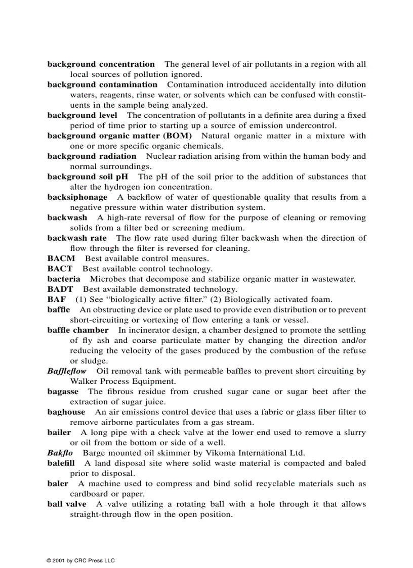 image for page Environmental Engineering Dictionary and Directory