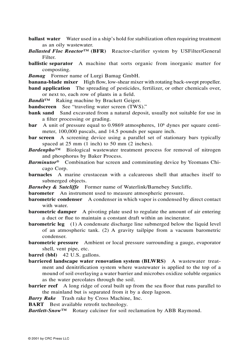image for page Environmental Engineering Dictionary and Directory