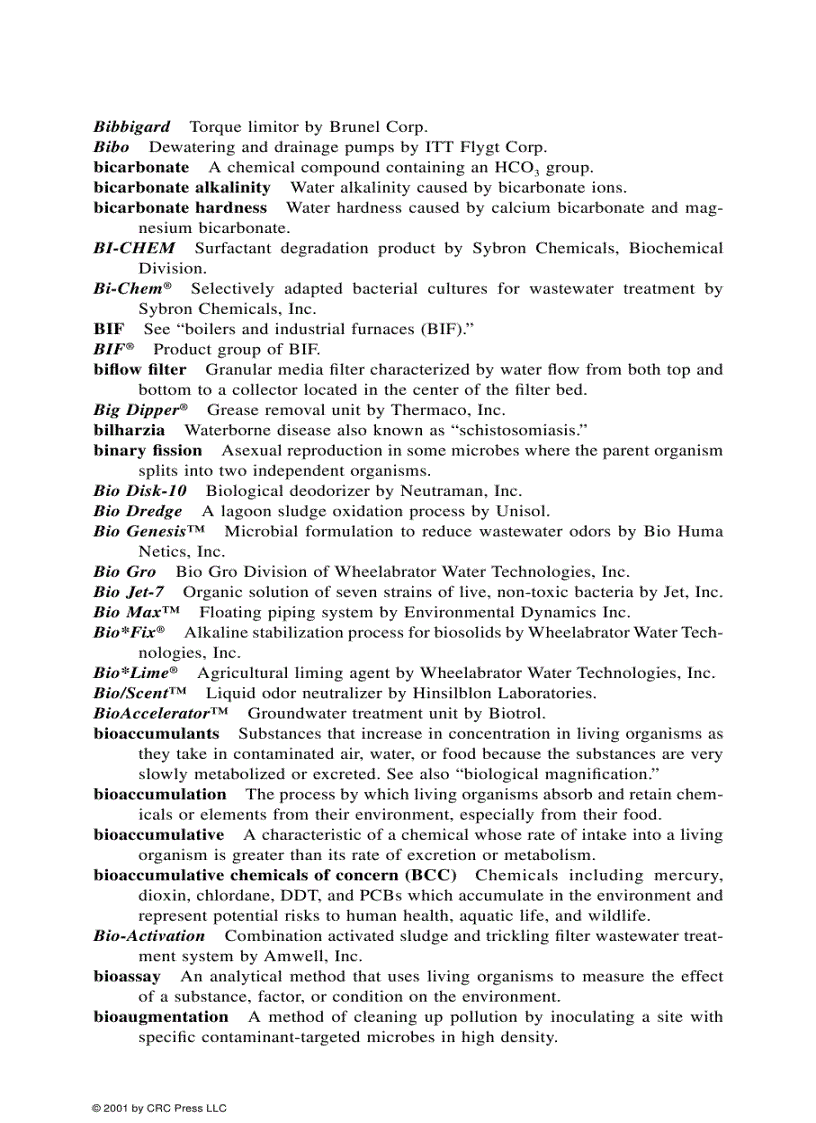 image for page Environmental Engineering Dictionary and Directory