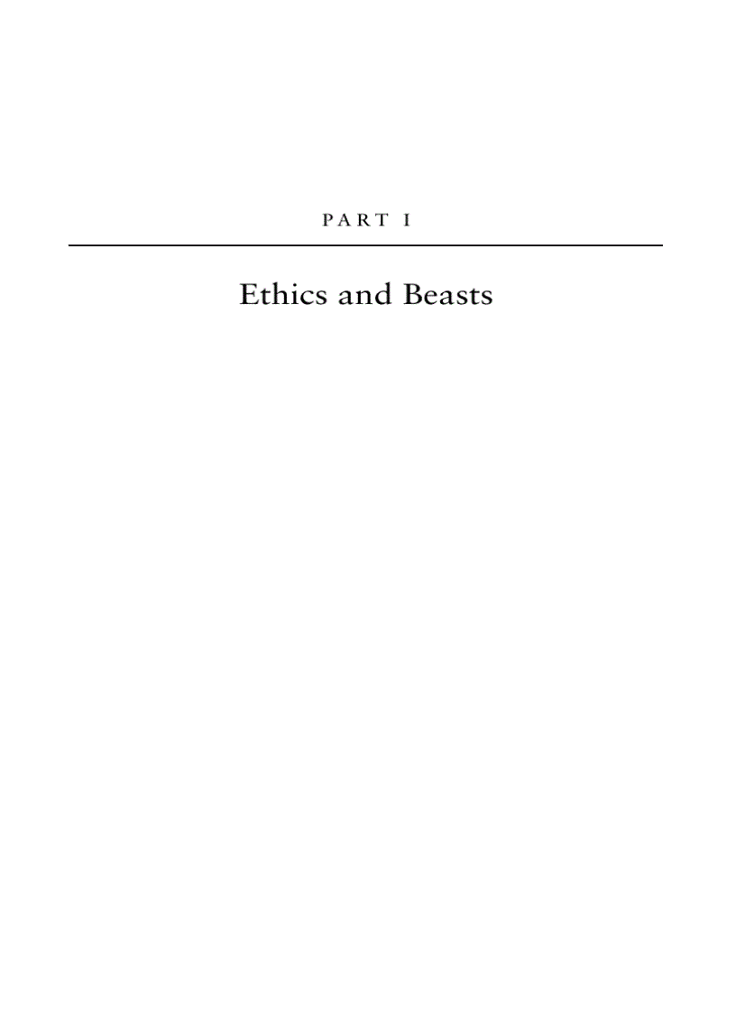 image for page Ethics and the Beast A Speciesist Argument for Animal Liberation