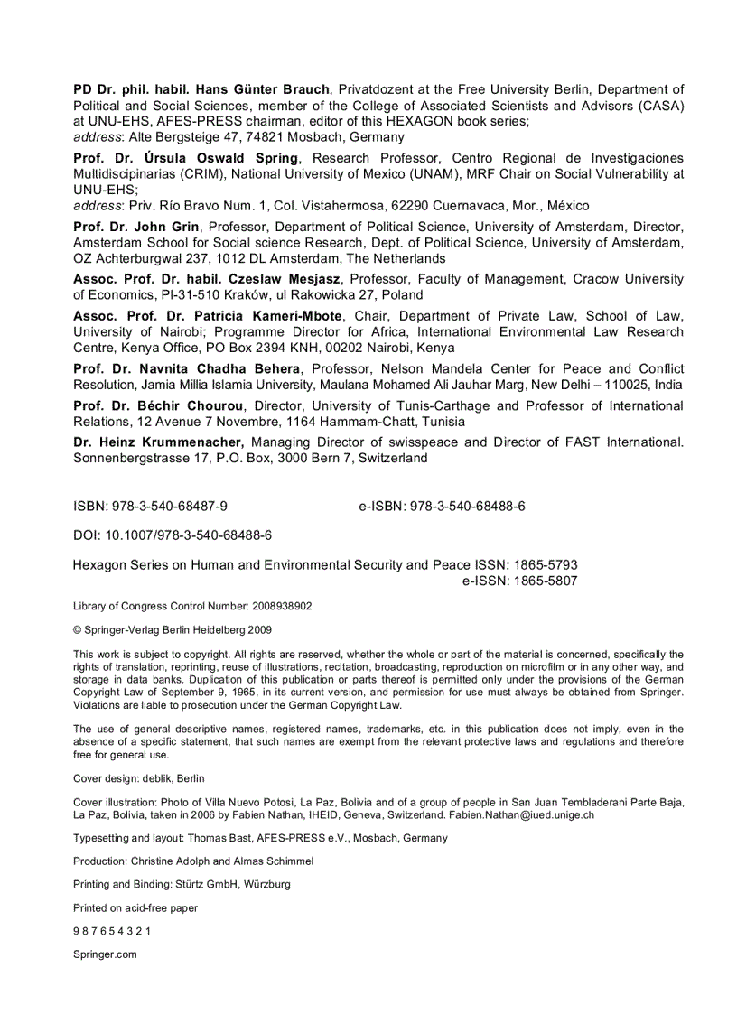 image for page Facing Global Environmental Change