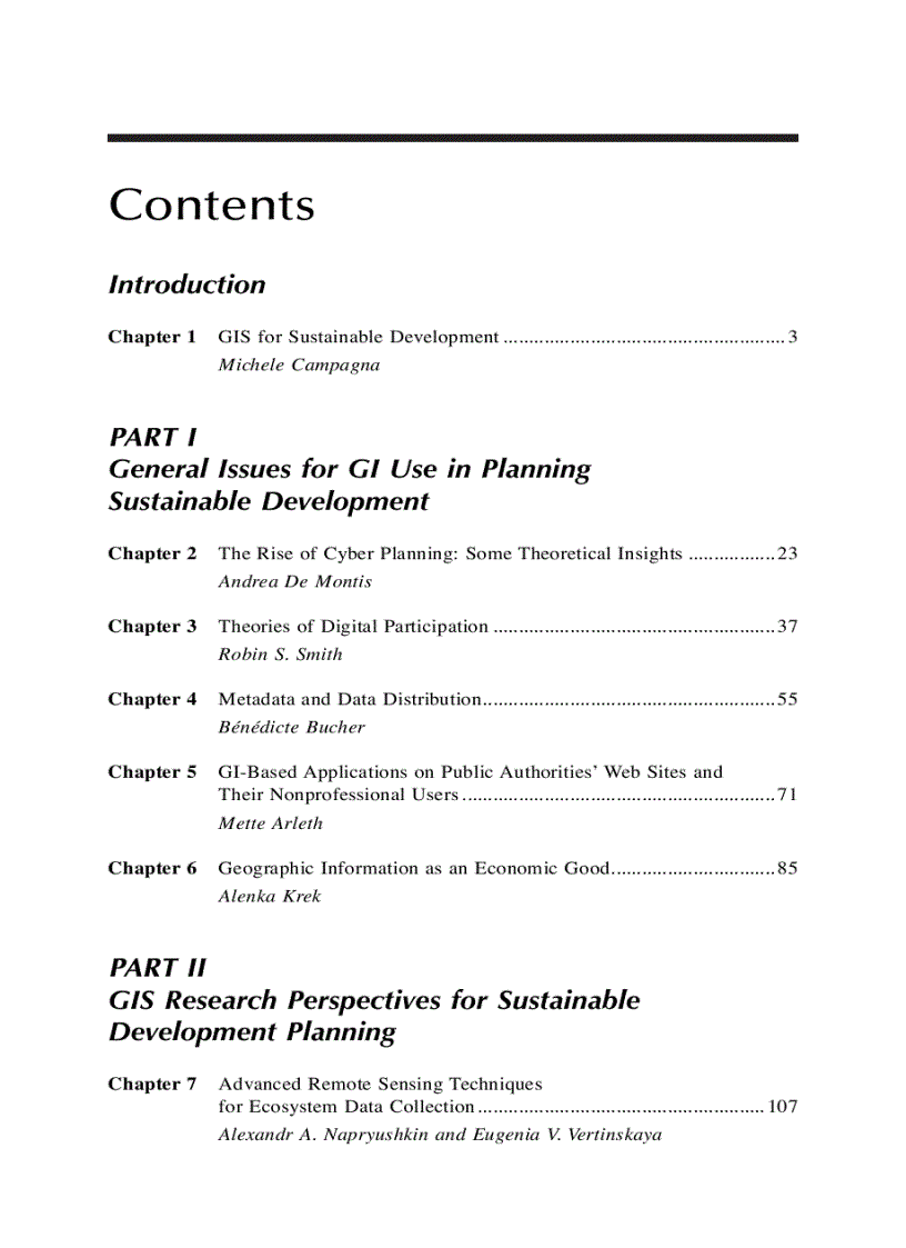 image for page GIS for Sustainable Development 1st Edition
