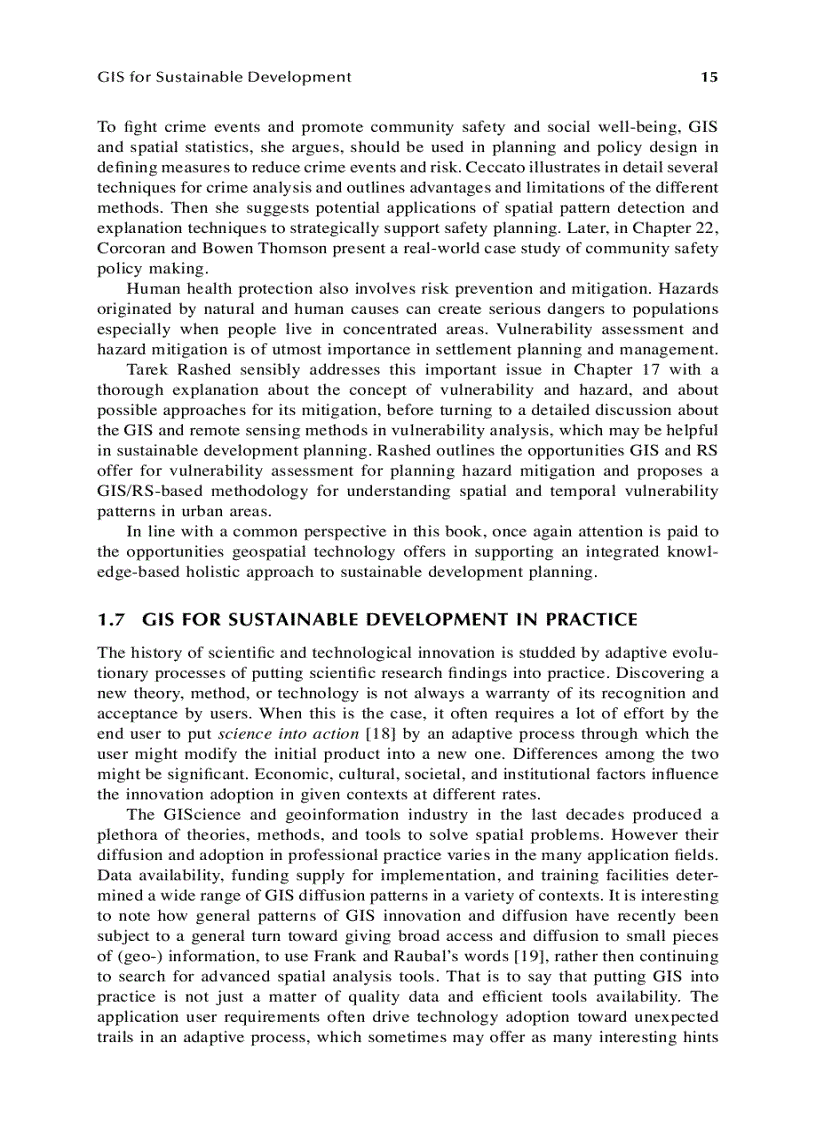 image for page GIS for Sustainable Development 1st Edition