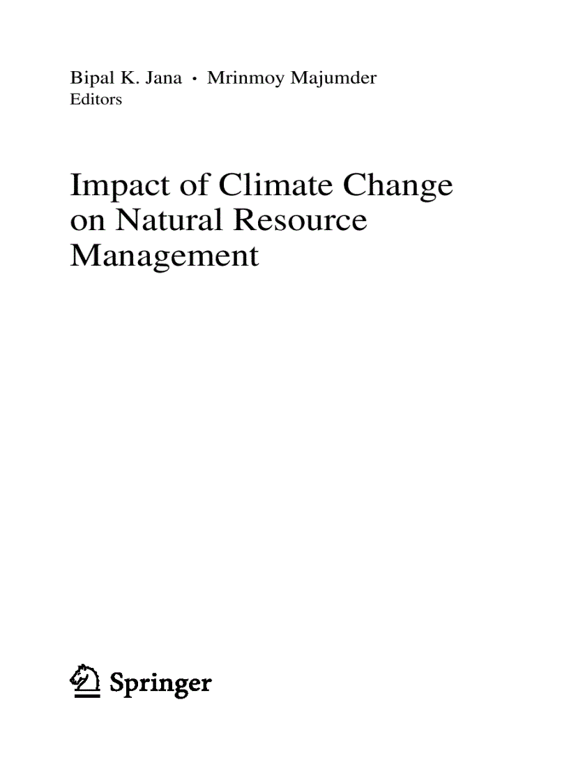 image for page Impact of Climate Change on Natural Resource Management