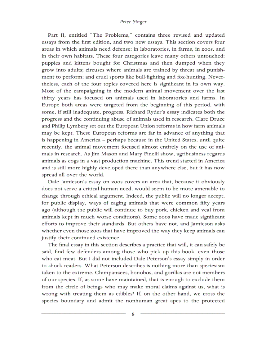 image for page In Defense of Animals