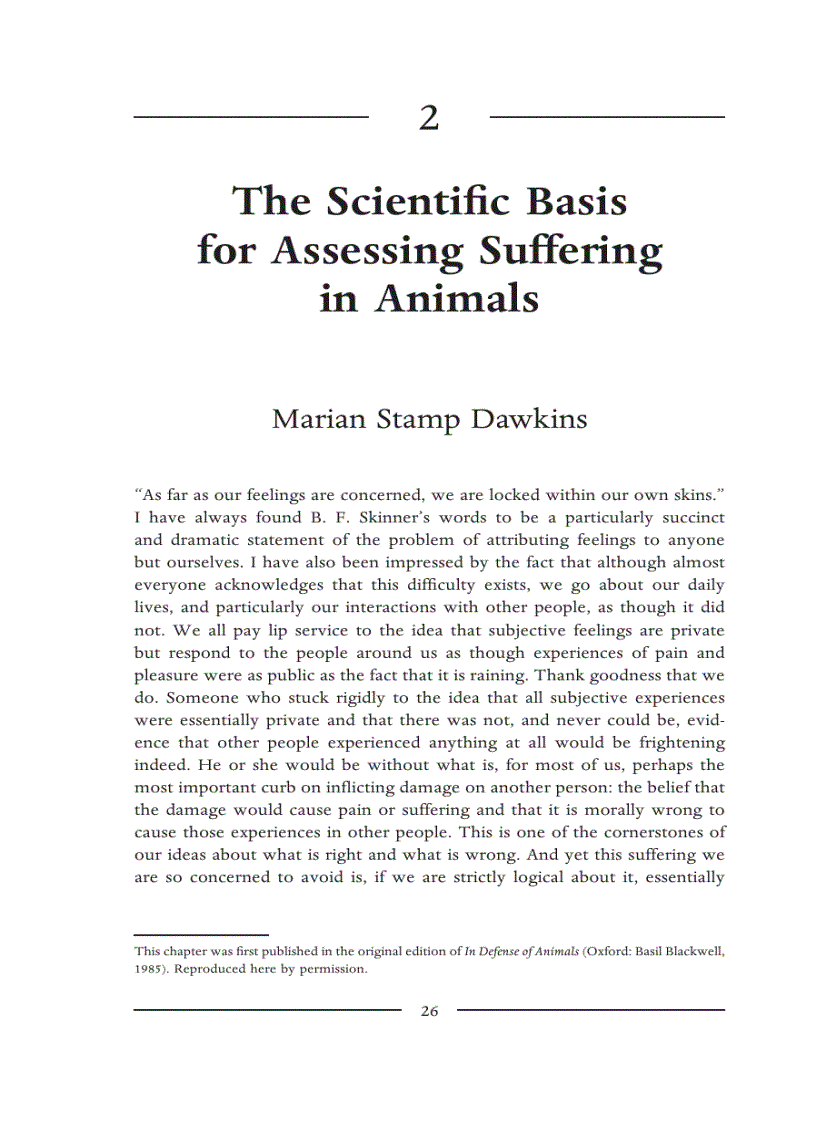 image for page In Defense of Animals