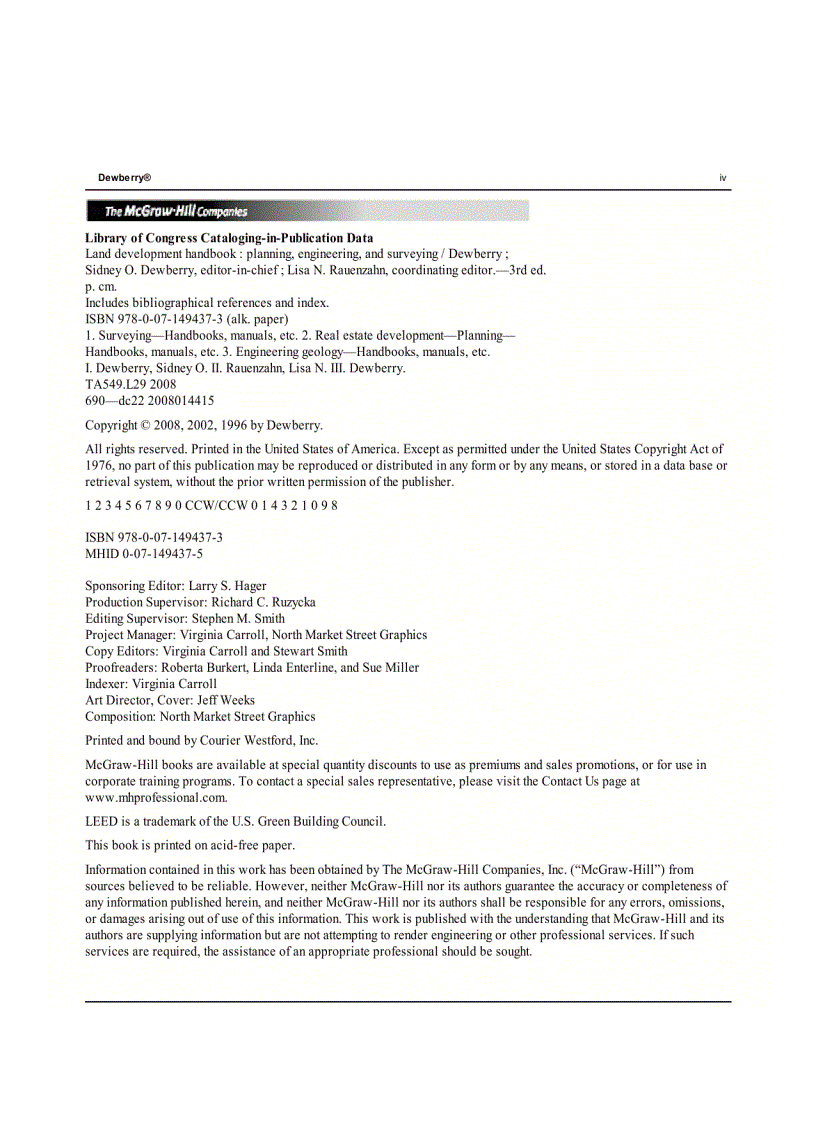 image for page Land Development Handbook 3rd Edition