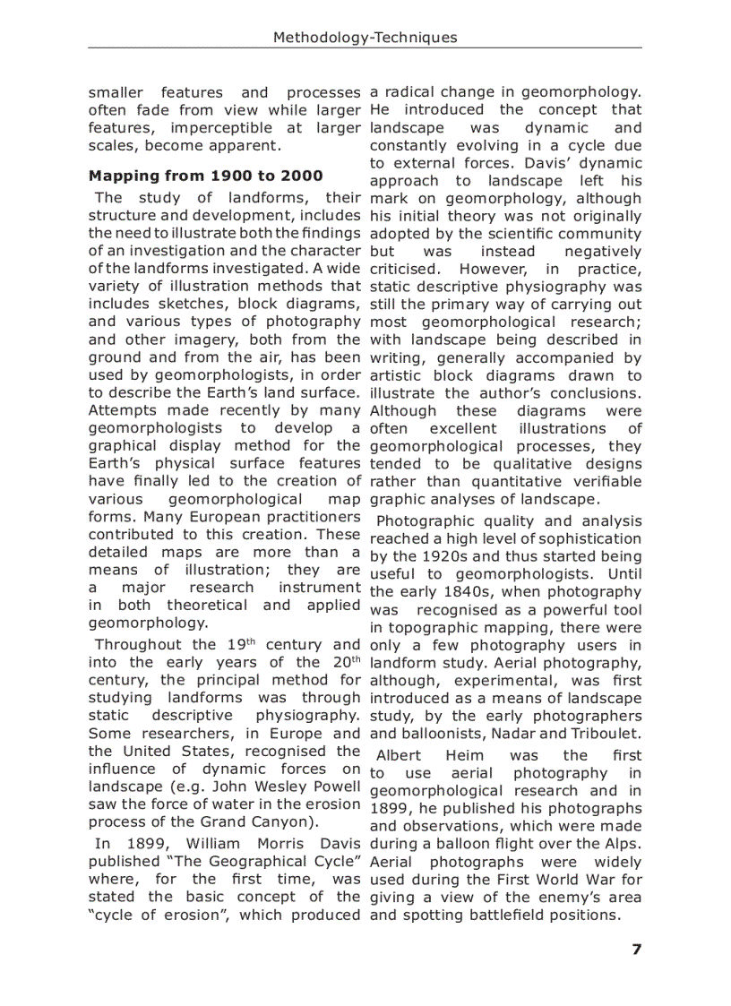 image for page Mapping Geomorphological Environments