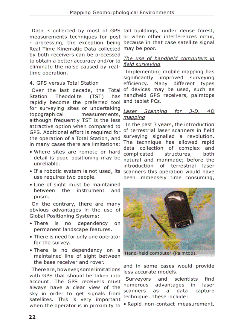 image for page Mapping Geomorphological Environments