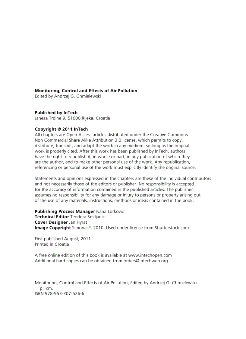 image for page Monitoring Control and Effects of Air Pollution