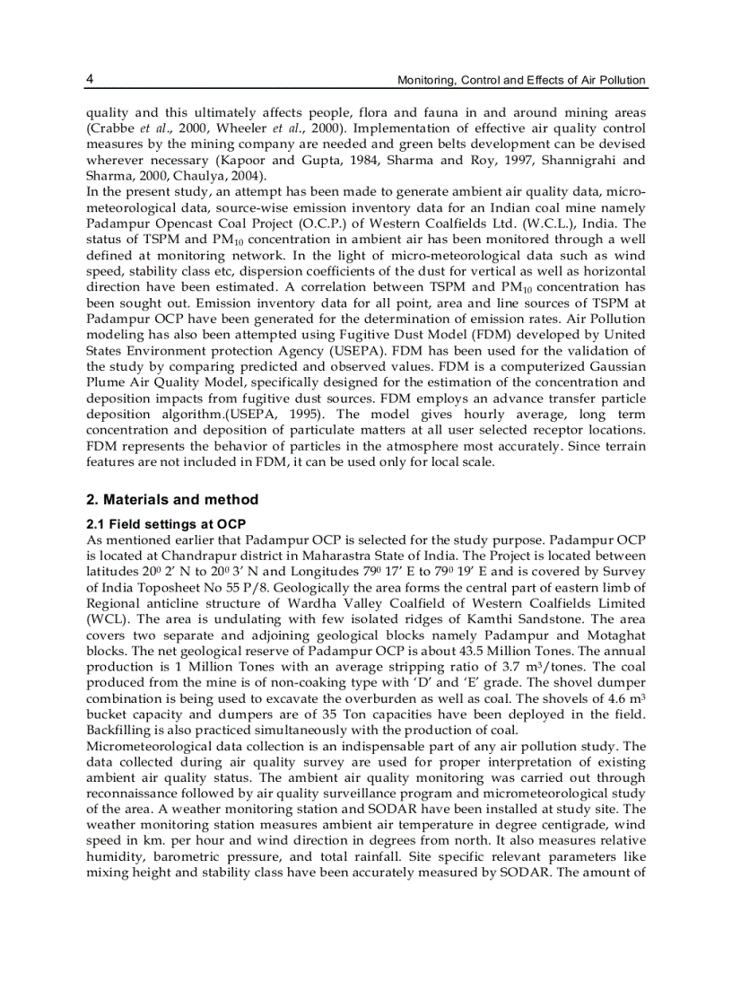image for page Monitoring Control and Effects of Air Pollution