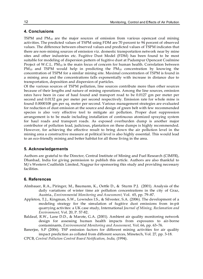 image for page Monitoring Control and Effects of Air Pollution