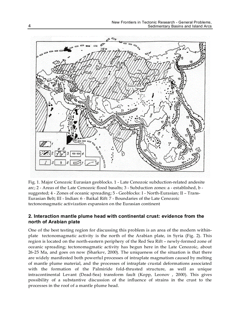 image for page New Frontiers in Tectonic Research General Problems Sedimentary Basins and Island Arcs