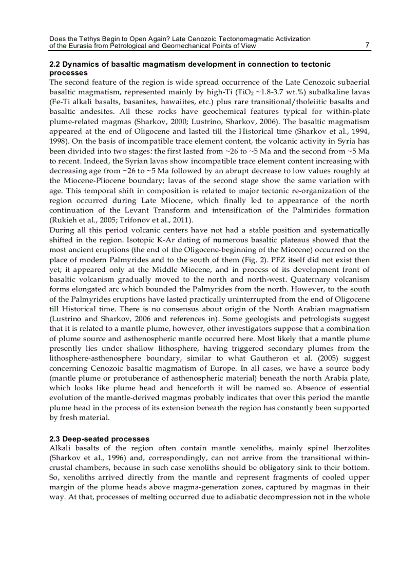 image for page New Frontiers in Tectonic Research General Problems Sedimentary Basins and Island Arcs