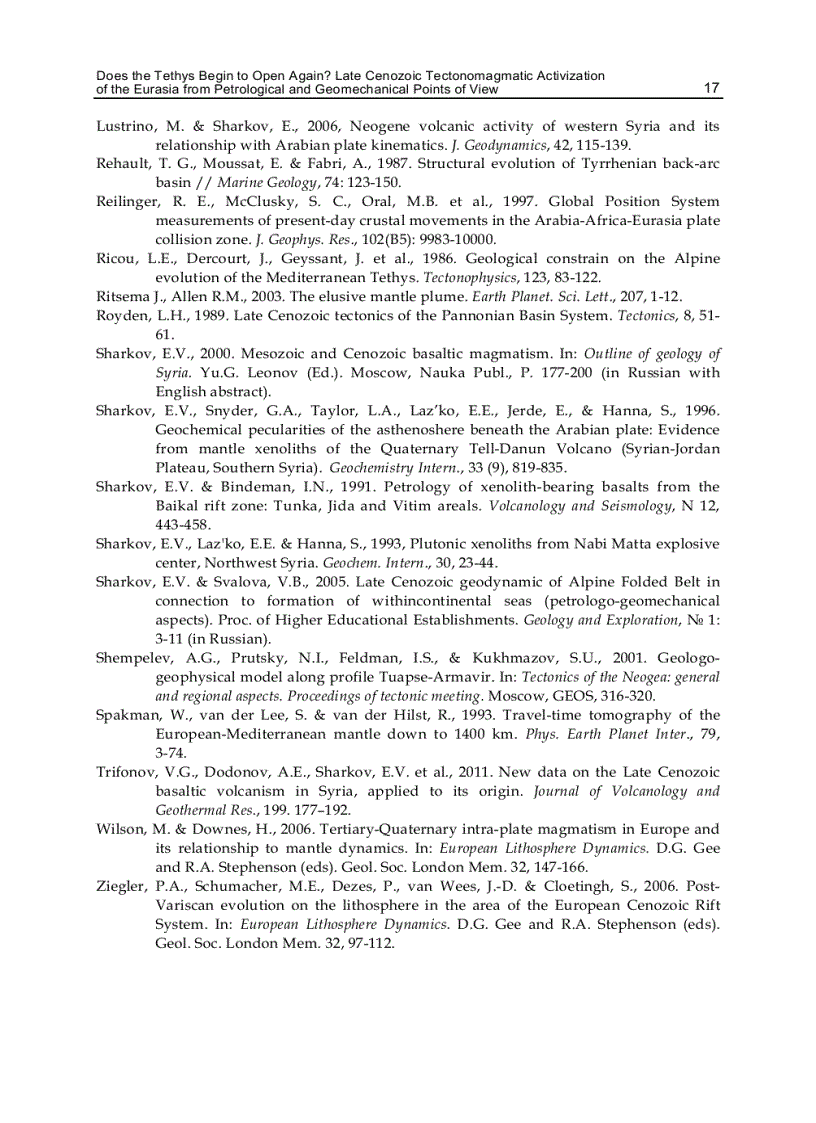 image for page New Frontiers in Tectonic Research General Problems Sedimentary Basins and Island Arcs