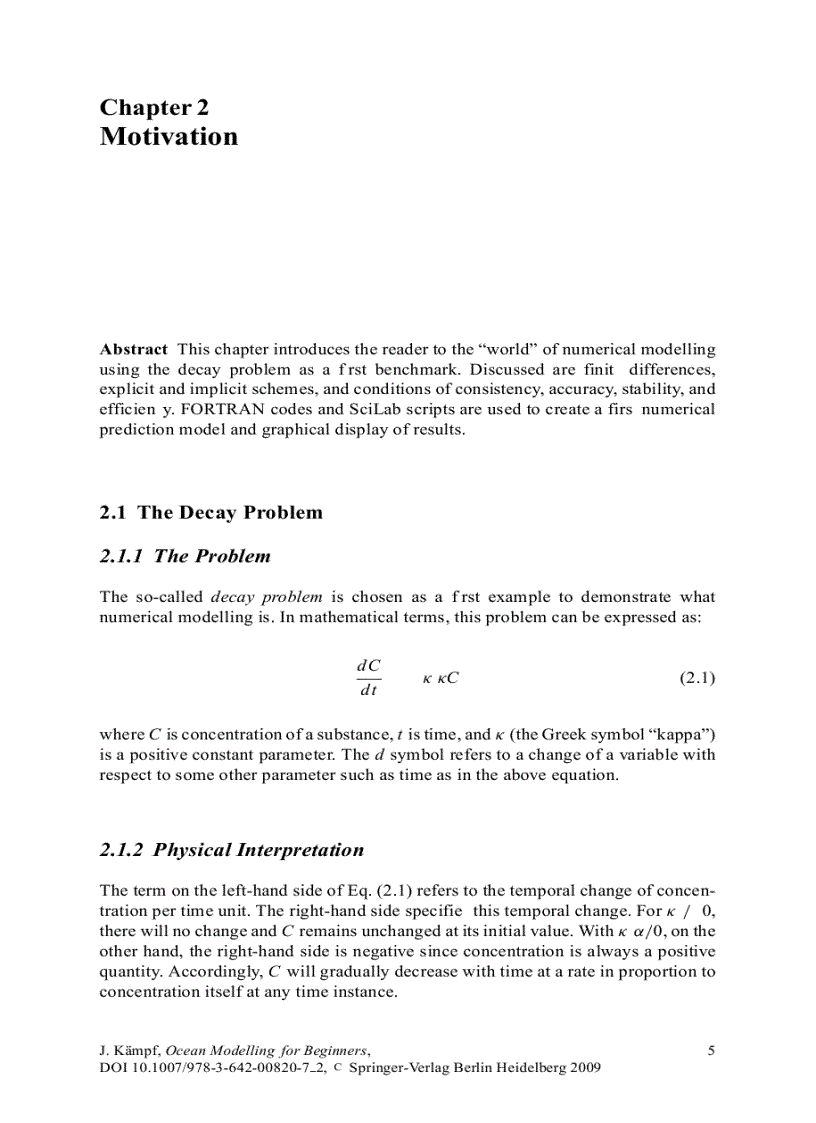 image for page Ocean Modelling for Beginners