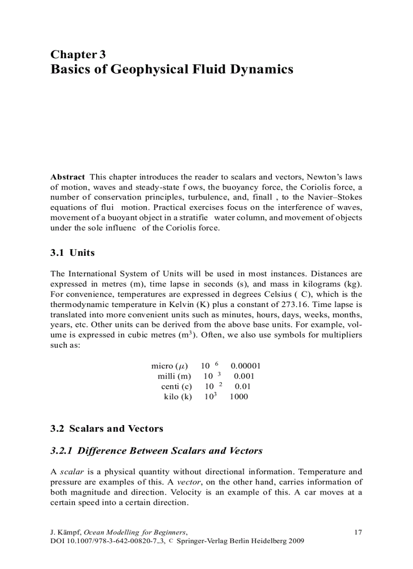 image for page Ocean Modelling for Beginners