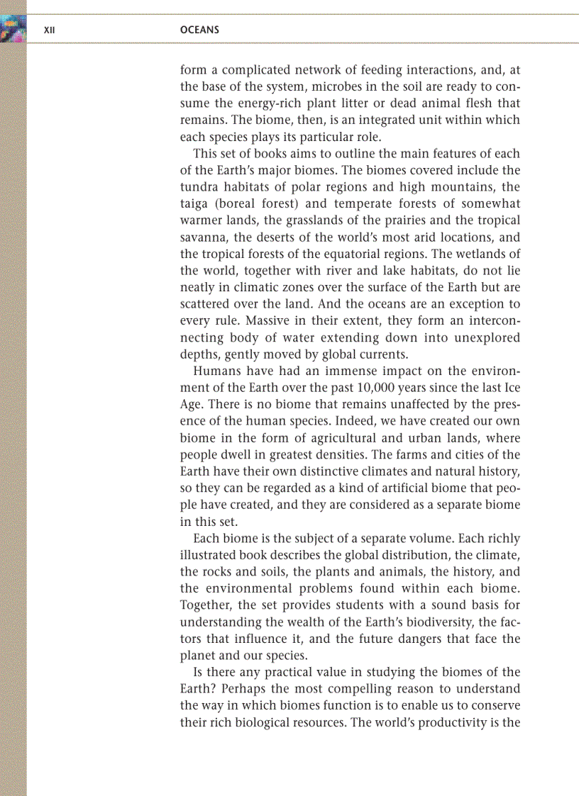 image for page Oceans Biomes of the Earth