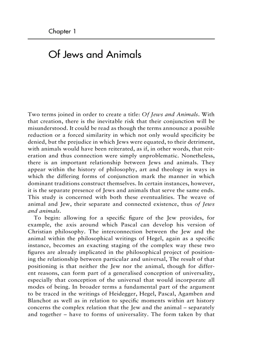 image for page Of Jews and Animals