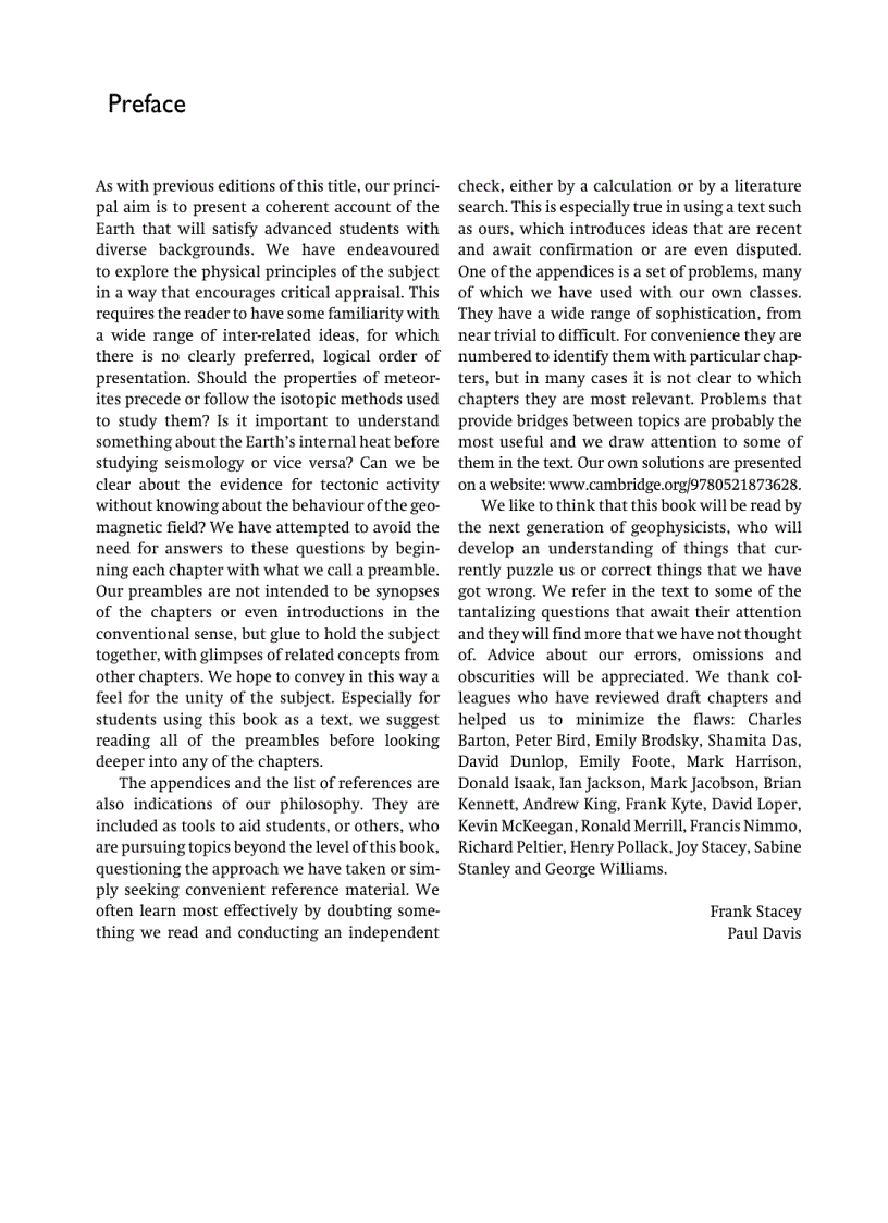 image for page Physics of the Earth