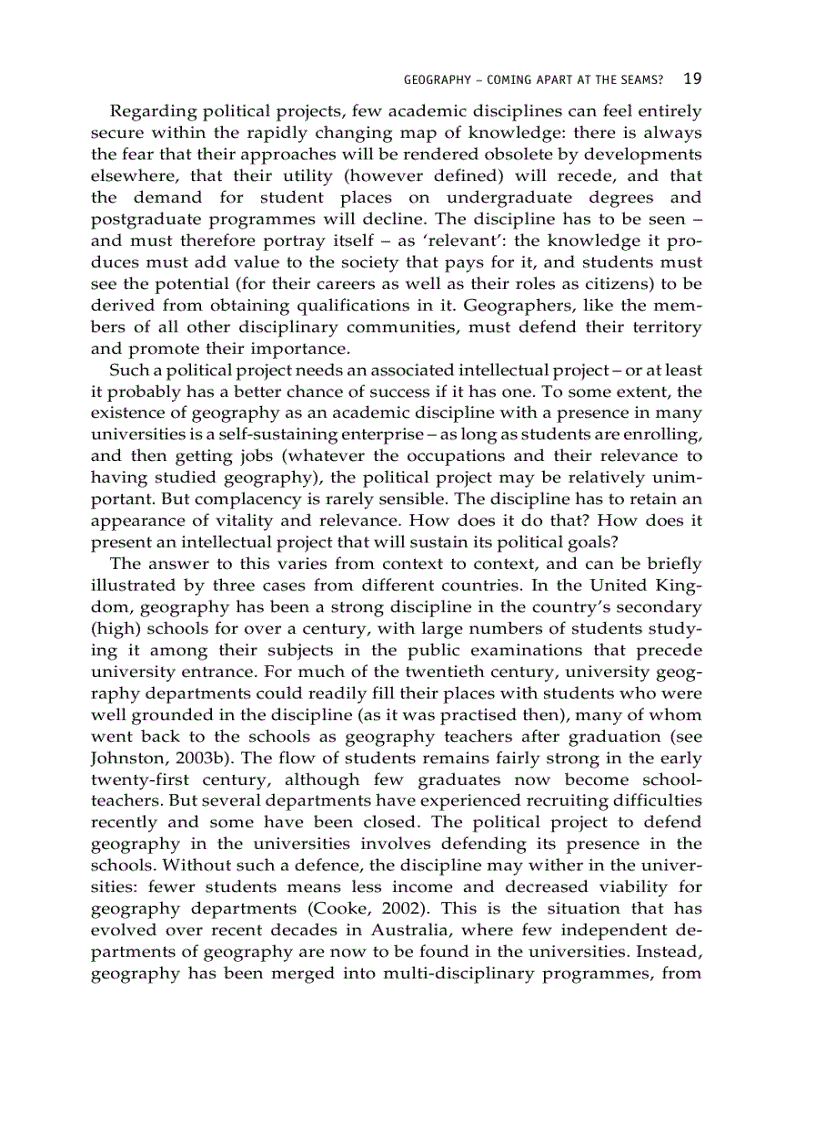 image for page Questioning Geography Fundamental Debates