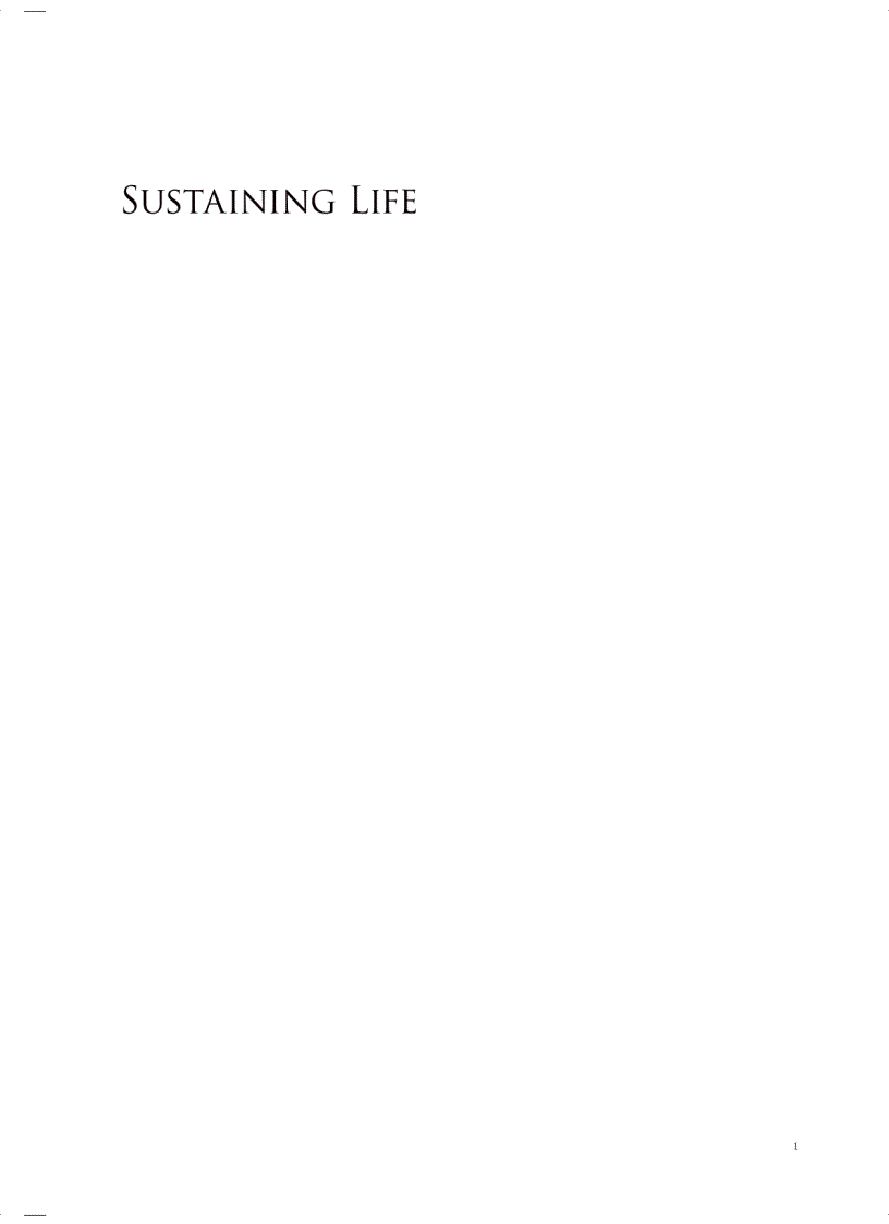 image for page Sustaining Life