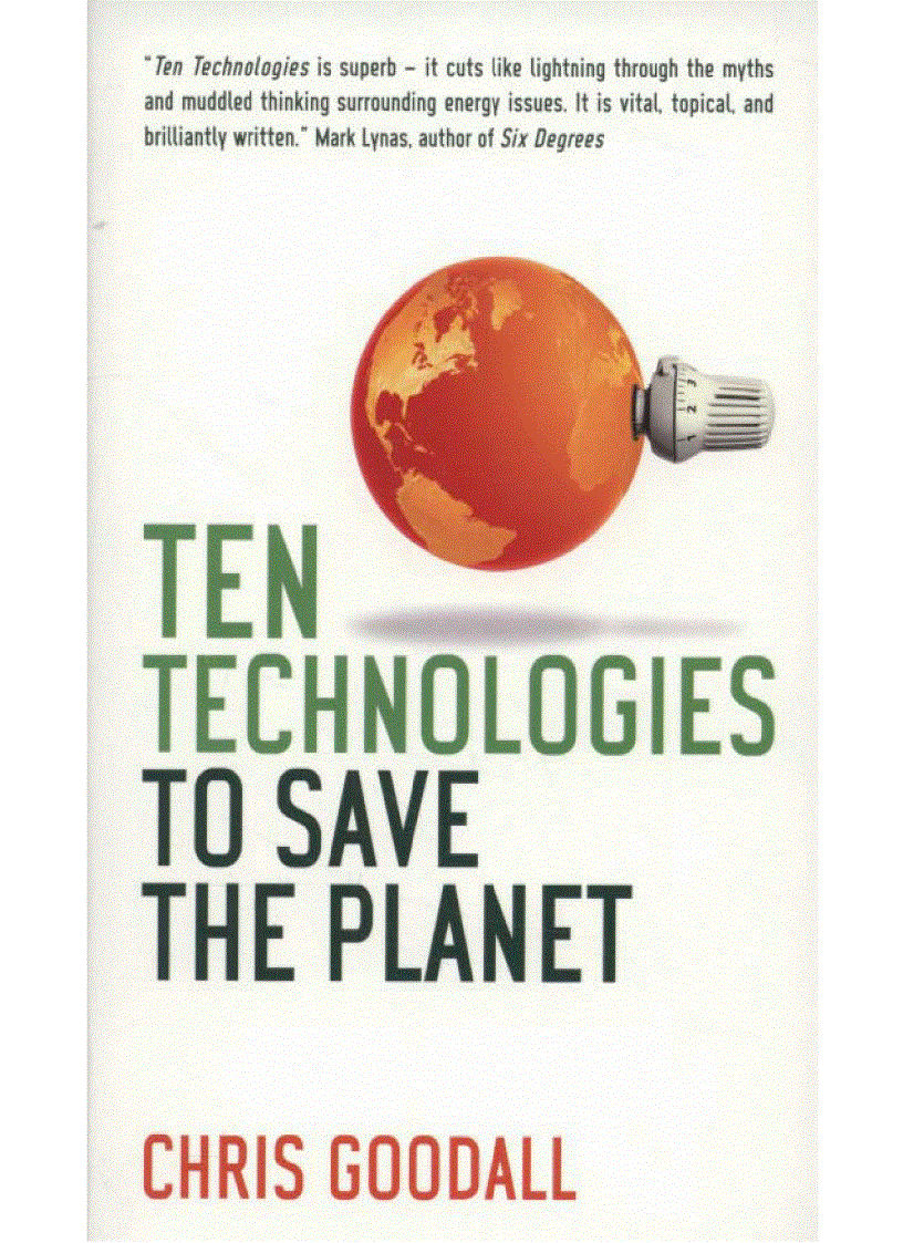 image for page Ten Technologies to Save the Planet