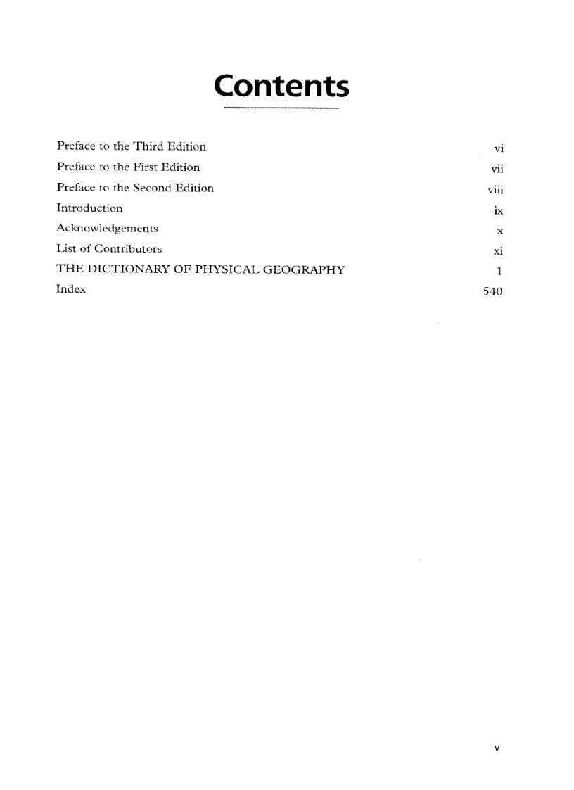 image for page The Dictionary of Physical Geography 3rd Edition