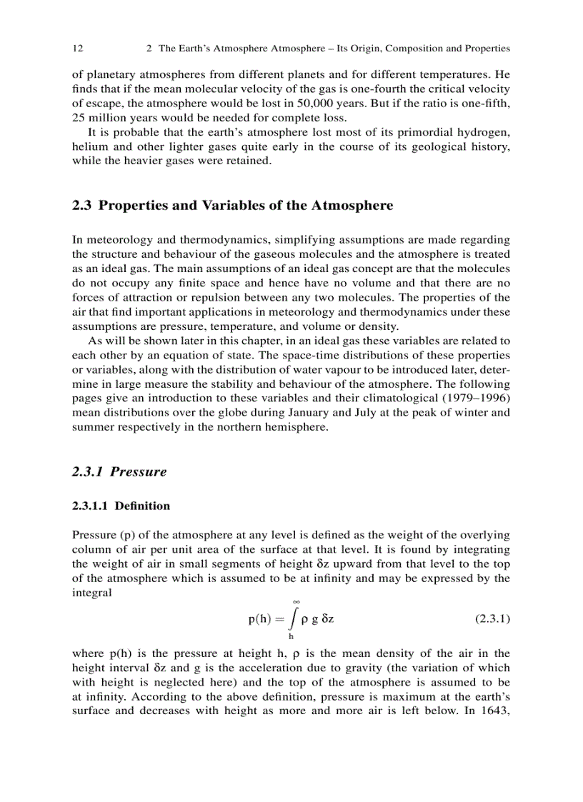 image for page The Earth s Atmosphere Its Physics and Dynamics