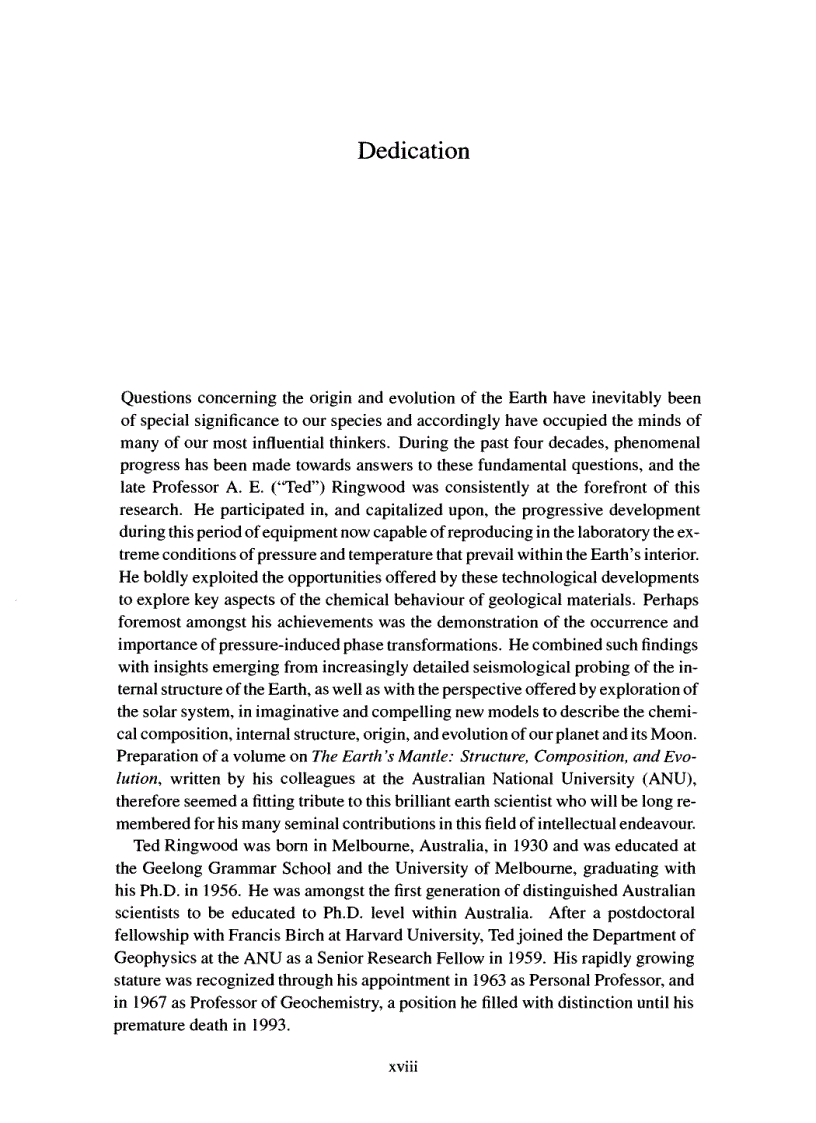 image for page The Earth s Mantle Composition