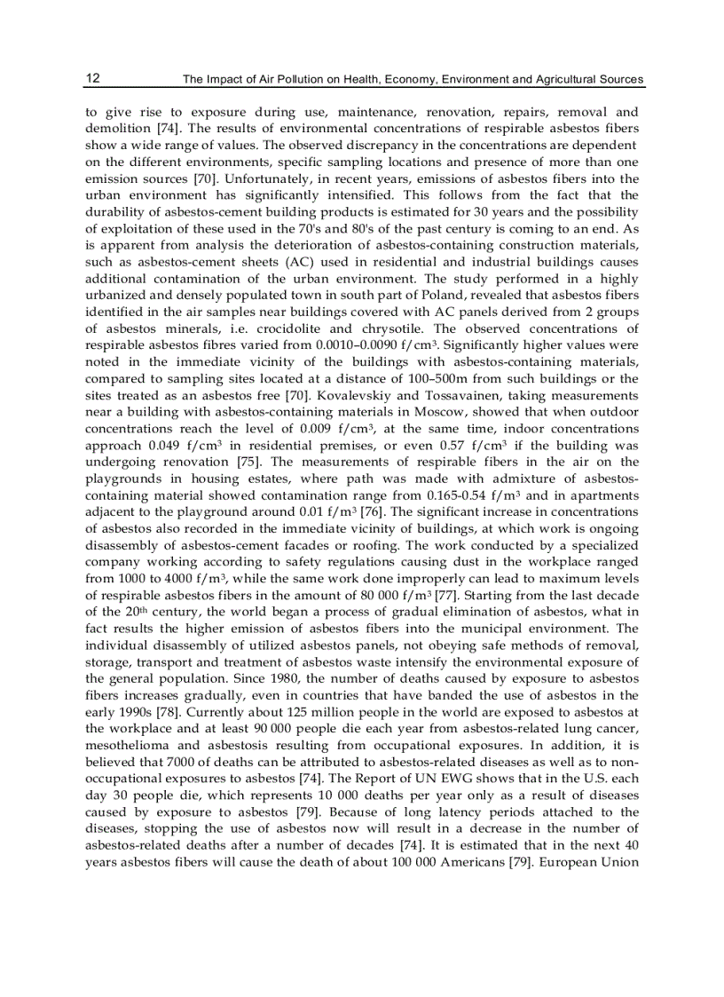 image for page The Impact of Air Pollution on Health Economy Environment and Agricultural Sources